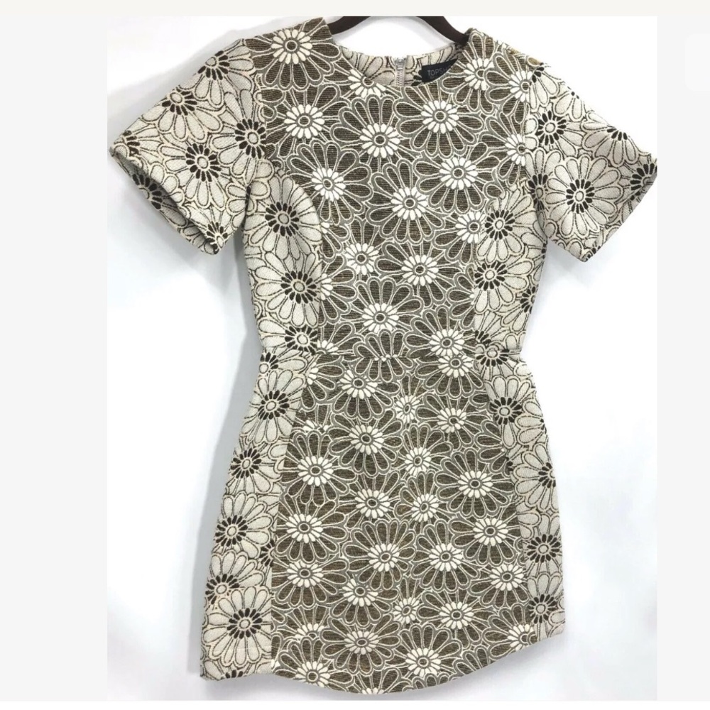 TOPSHOP Daisy Jacquard Mini Dress - Unworn